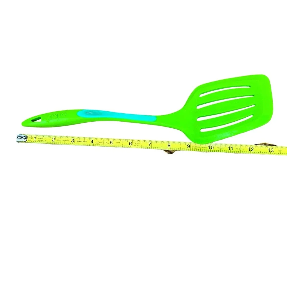 Orka Luka Slotted Spatula Flipper Green 4
